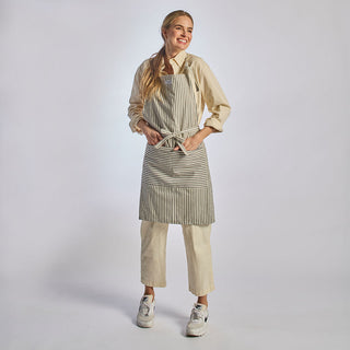 Ticking Striped Apron