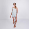 Luxe Knit Tank Set - Sky Blue