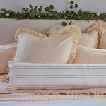 
  
    Harvest Gold Stripe Euro Sham
  
