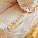 Harvest Gold Stripe Sheet Sets