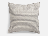 
  
    Ticking Stripe Quilted Pillow Sham
  
