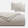 Ticking Stripe Quilt and Shams Bundle