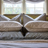 Ticking Stripe Quilted Pillow Sham