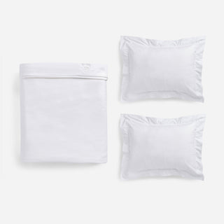 Basic Duvet Cover and Shams Bundle - White