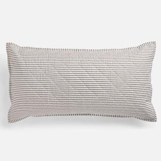 Ticking Stripe Quilted Pillow Sham